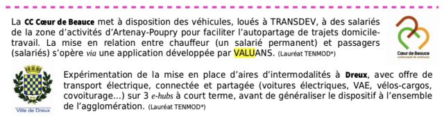 La CC Coeur de Beauce parle de nous sur la solution de mobilité.